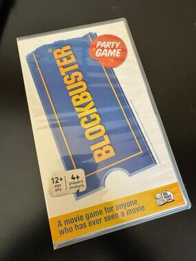 Blockbuster Party Game Big Potato Movie Trivia VHS Case Complete Retro